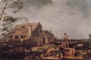 BLOEMAERT, Abraham Landscape with Peasants Resting oil